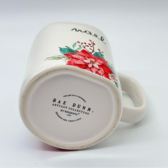 Rae Dunn NOEL Ceramic Mug - double sided - green interior - Picture 6 of 6